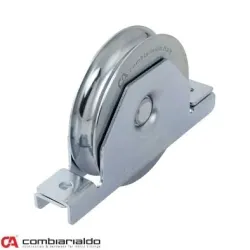 Vodiace koliesko ø 100mm pre zapustenie do jokla Combi Arialdo, pre profil C902/20, nosnosť 230kg Vodiace koliesko ø 100mm pre zapustenie do jokla Combi Arialdo, pre profil C902/20, nosnosť 230kg